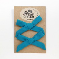 Комплект бантиков для девочки "Небесно-голубой"