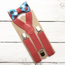 Комплект галстук-бабочка "Праздничный фейерверк"